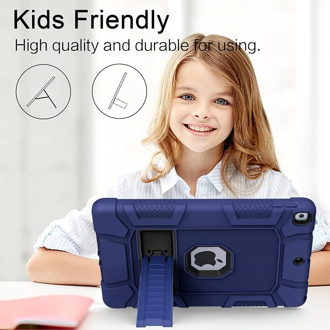 Azzsy Case for iPad 9th Generation/iPad 8th Generation/iPad 7th Generation (10.2 Inch 2021/2020/2019 Model) Heavy Duty Shockproof Rugged Protective Case for iPad 10.2 inch Alpine Green