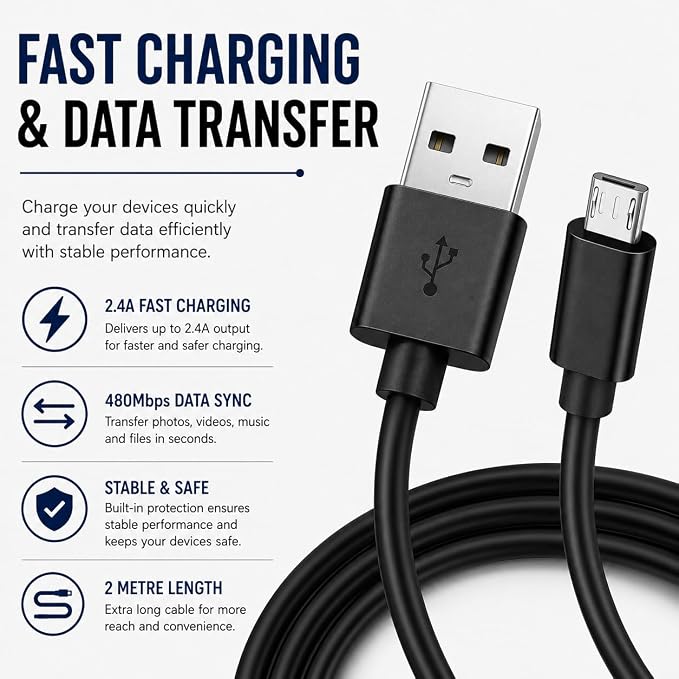 Master Cables Replacement Nikon UC-E17 UC-E20 UC-E21 USB Cable for Nikon COOLPIX AW130 B700 P610 P900 P950 S7000 S9900 &amp D3100 D3200 D3300 D3400 D5100 D5200 D5300 D5600