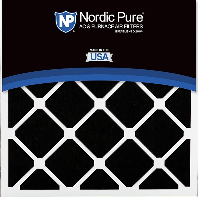 Nordic Pure 20x20x5 Honeywell Replacement Furnace Filters MERV 15 Plus Carbon 4