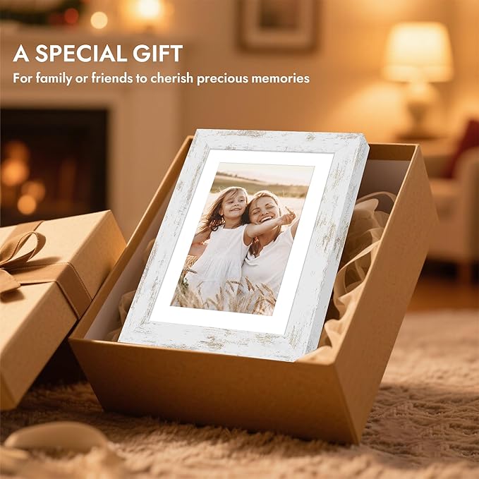 8.5 by 11 Diploma Picture Frame, Made of Real Glass and Wooden Certificate Frame, Horizontal and Vertical Display for Wall or Tabletop (Black, 1Pack)