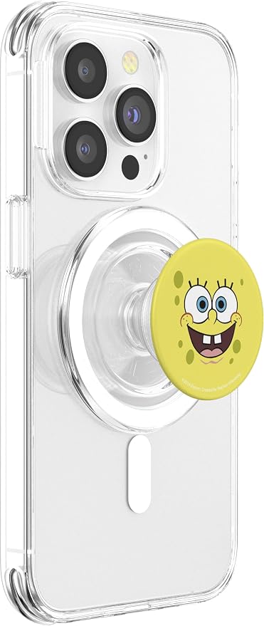 Spongebob Squarepants Mouth Open Big Face PopSockets Adhesive PopGrip