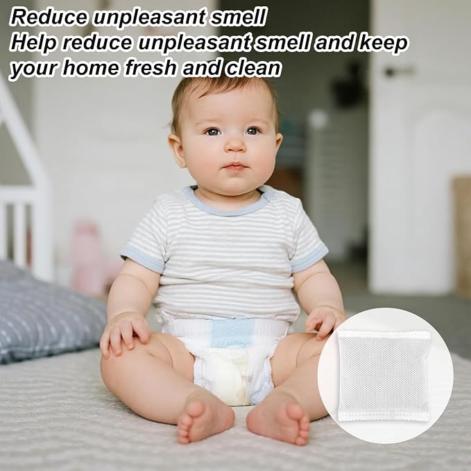 12pcs Carbon Filter Refills for Playtex Diaper Genie, Activated Charcoal