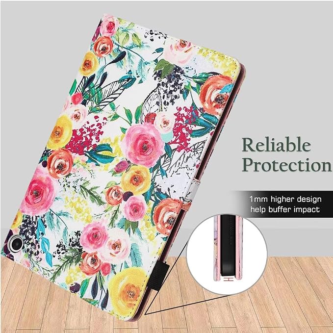 Fancity for Amazon Kindle Fire Max 11 Case 13th Generation 11 2023 Release | Soft PU &amp TPU Leather Protective Stand Cover Case for Fire Max 11 with Smart Auto Wake/Sleep Pencil Holder Beach