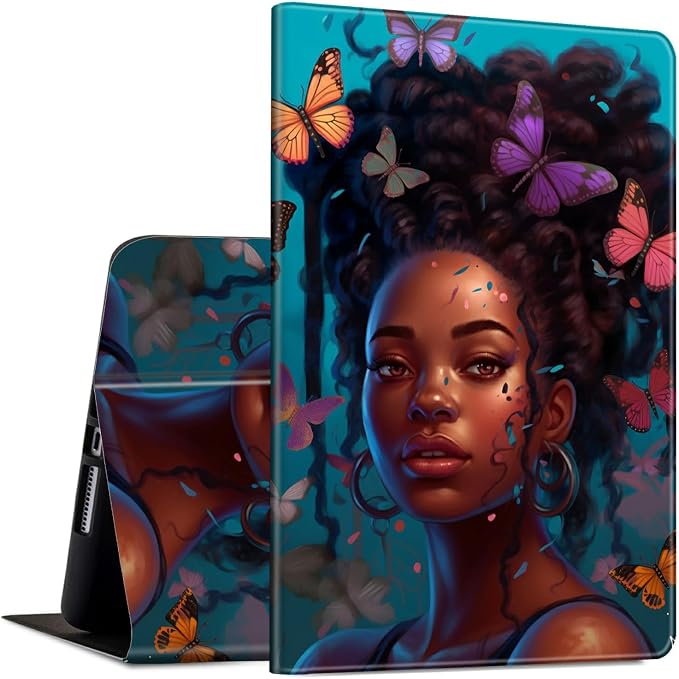 Case for Kindle Fire HD 10 &amp 10 Plus Tablet 10.1 (13th/11th Generation 2023/2021 Release) Lightweight Slim PU Leather Adjustable Multi-Angle Smart Shell Cover with Auto Wake/SleepA Flowers Art