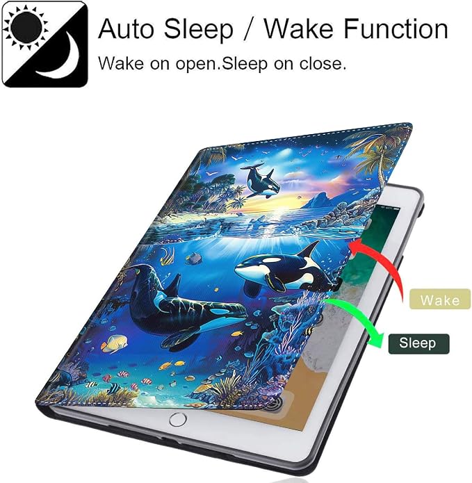 Case for iPad 10th Generation (2022 Release) 10.9 Inch Durable Shockproof Protective Cover for New iPad 10th gen 10.9 2022 Elephant Sunflower