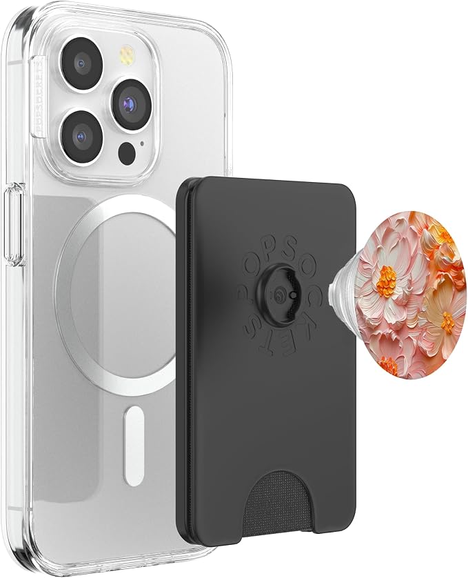 Blossom Nature Oil Painting Flowers PopSockets PopGrip for MagSafe