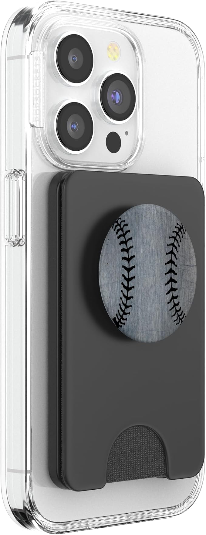 Baseball Scratched Design Phone Grip for Men and Boys PopSockets Adhesive PopGrip