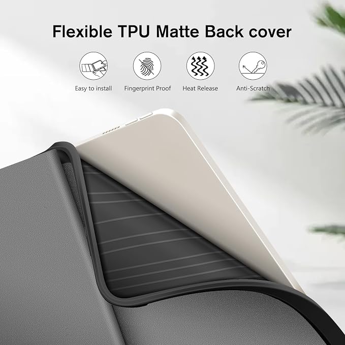 FINTIE Keyboard Case for iPad mini 7th Generation (A17 Pro) / mini 6 8.3 | Detachable Magnetic Bluetooth Keyboard Soft TPU Cover Multi-Angle Viewing Pencil Holder Backlight/Fantasy Ombre
