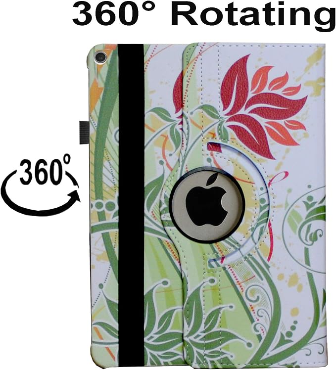 Case for iPad 10.2 inch for iPad 9th 8th 7th Generation Rotating Stand Smart Magnetic Auto Wake Up/Sleep Cover for A2602 A2603 A2604 A2605 MK2L3LL/A MK2P3LL/A MK673LL/A (Black)
