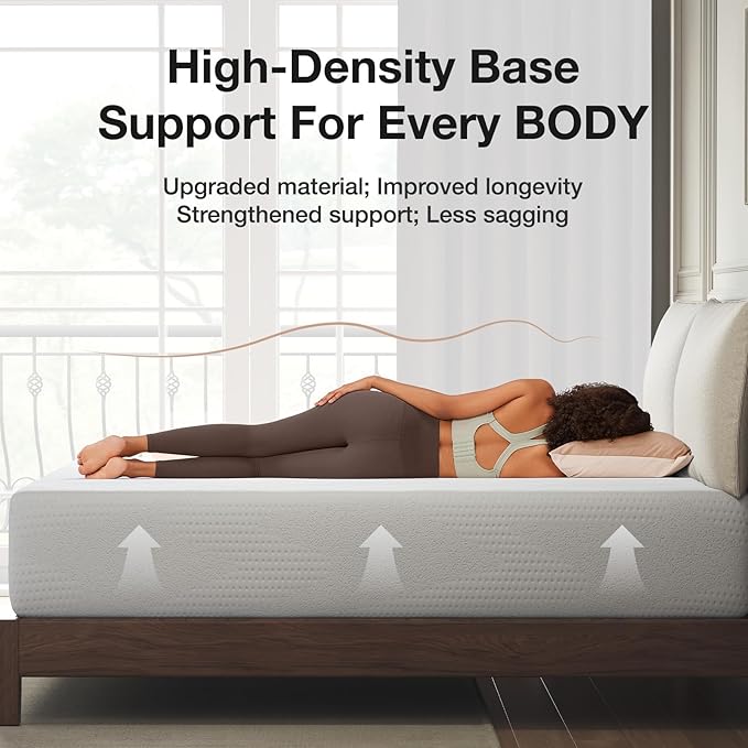 Novilla 14 inch Full Memory Foam Mattress, Gel Memory Foam Mattress for Cooling Night Sleep & Pressure Relief, CertiPUR-US Certified