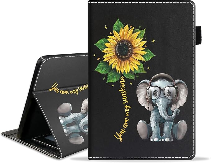 Case for Amazon Kindle Fire HD 8/Fire HD 8 Plus Tablet (12th/10th Generation 2024/2022/2020 Release) Slim PU Leather Cover with Card Slot &amp Auto Wake/Sleep African American Women