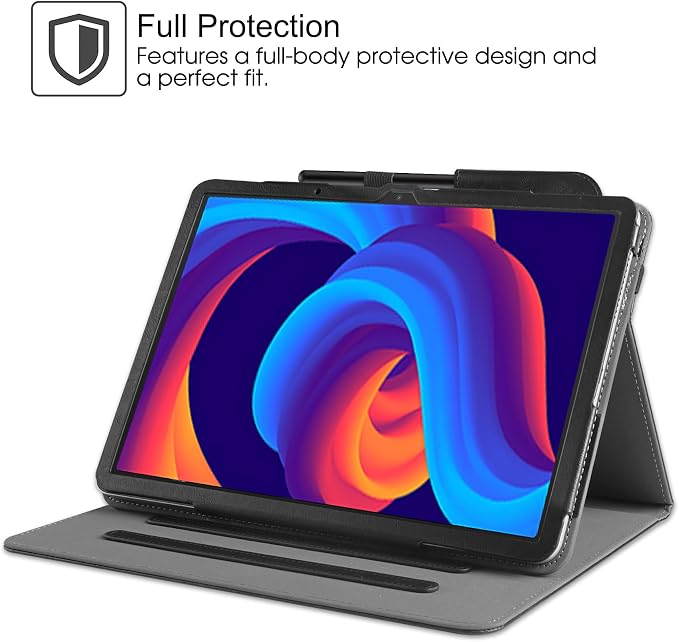 Protective Case for Wacom MovinkPad 11 Android Tablet 11 inch Multi-Angle Viewing Stand Cover with Pen Holder for MovinkPad 11Black