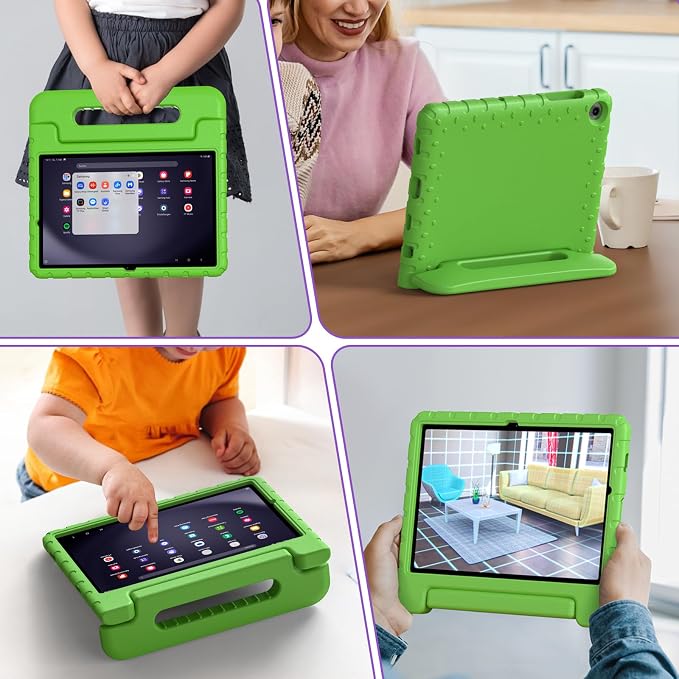 Kids Case for Samsung Galaxy Tab A11+/A9+ Plus 11 Inch 2025/2023 Tablet | Foldable handle highly durable odorless and easy to install suitable for children's learning and play.