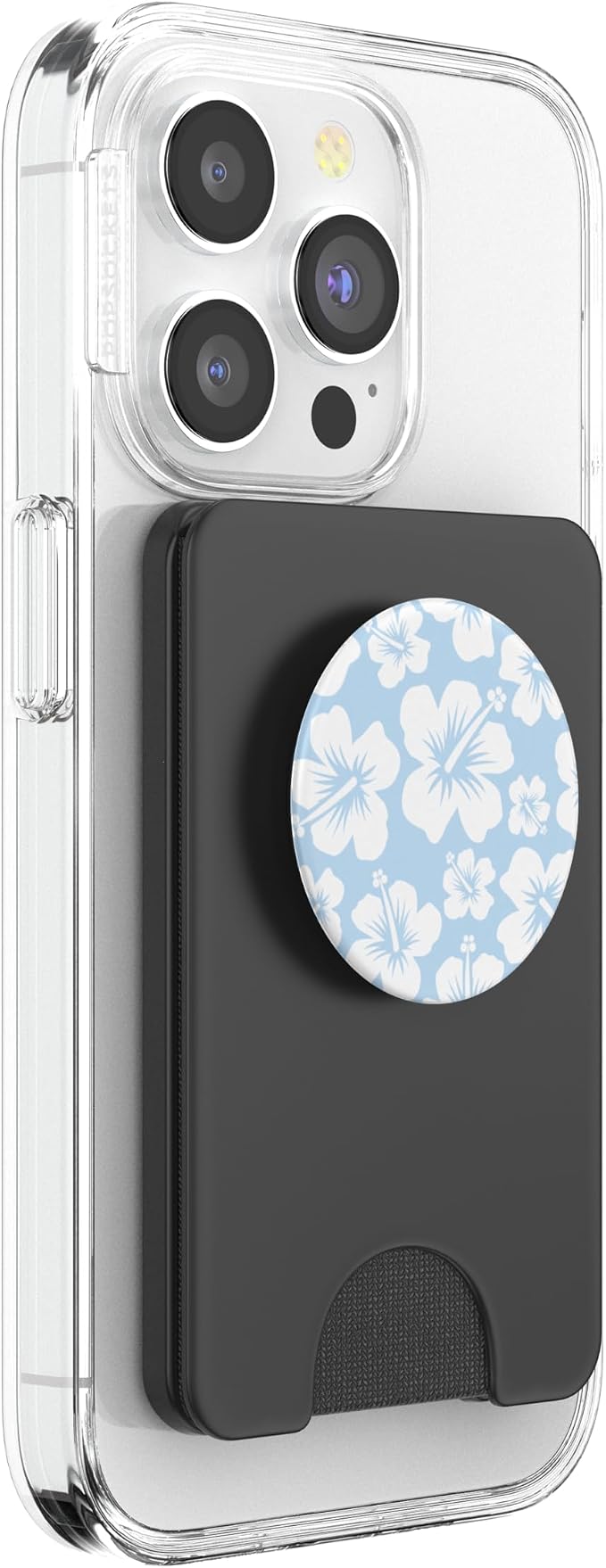 Blue Hibiscus Flowers PopSockets Adhesive PopGrip