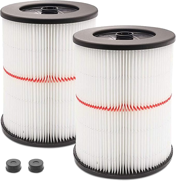 2 Pack - Cartridge Filter for Craftsman 9-17816 17816 Vacuum Filter General