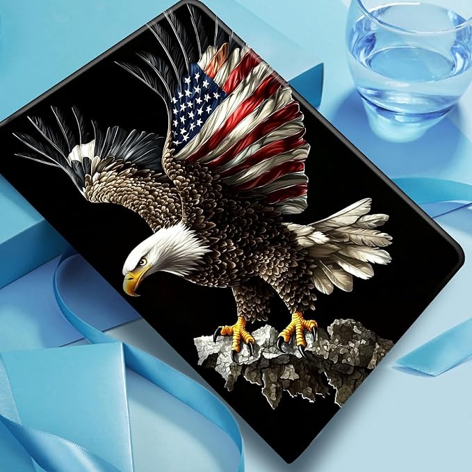 DIGTIALLL Case for Amazon Kindle Fire 7 Inch Tablet (9th/7th/5th Generation 2019/2017/2015 Release) PU Leather Smart Protective Cover with Auto Sleep/WakeBeach Palm Trees