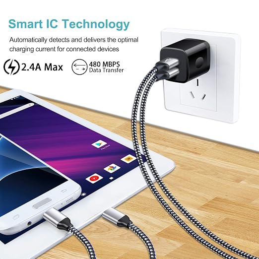 Samsung Watch Charger Fast Charging for Samsung Galaxy Watch 8 Classic/8/Watch 7/Ultra/6 Classic/6/5 Pro/5/4/3/Active2/Active25W Dual USB C Block Charger 6FT Type C Magnetic Wireless Charging Cable