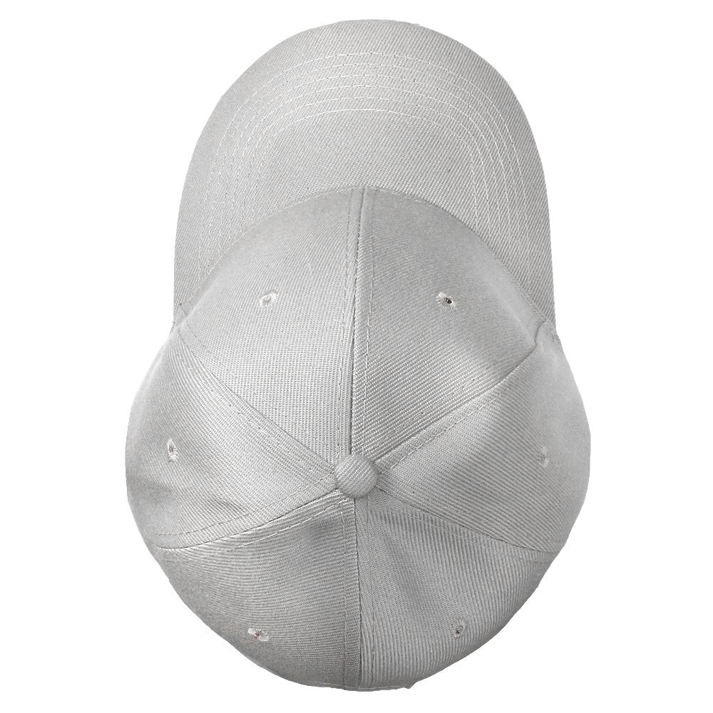Falari Baseball Cap Adjustable Size for Running Workouts and Outdoor Activities All Seasons (2pk White & Light Grey)