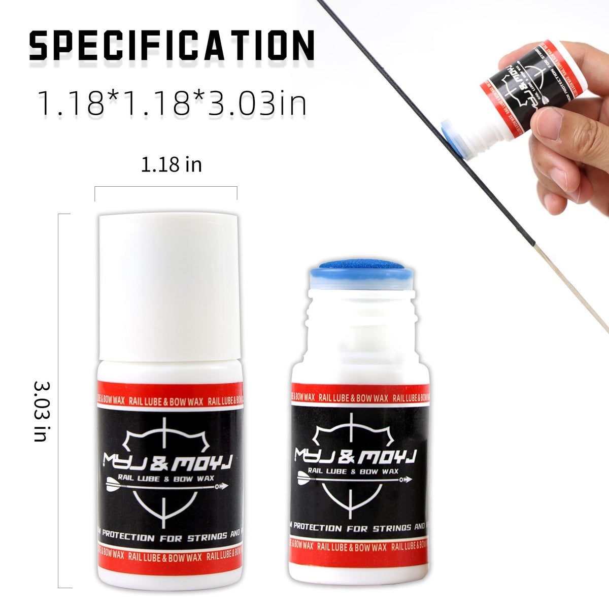 MOYJ Liquid Bowstring Wax Crossbow Recurve Compound Bow String Protective Rail Lube Maintenance Universal 20ml Liquid String Wax