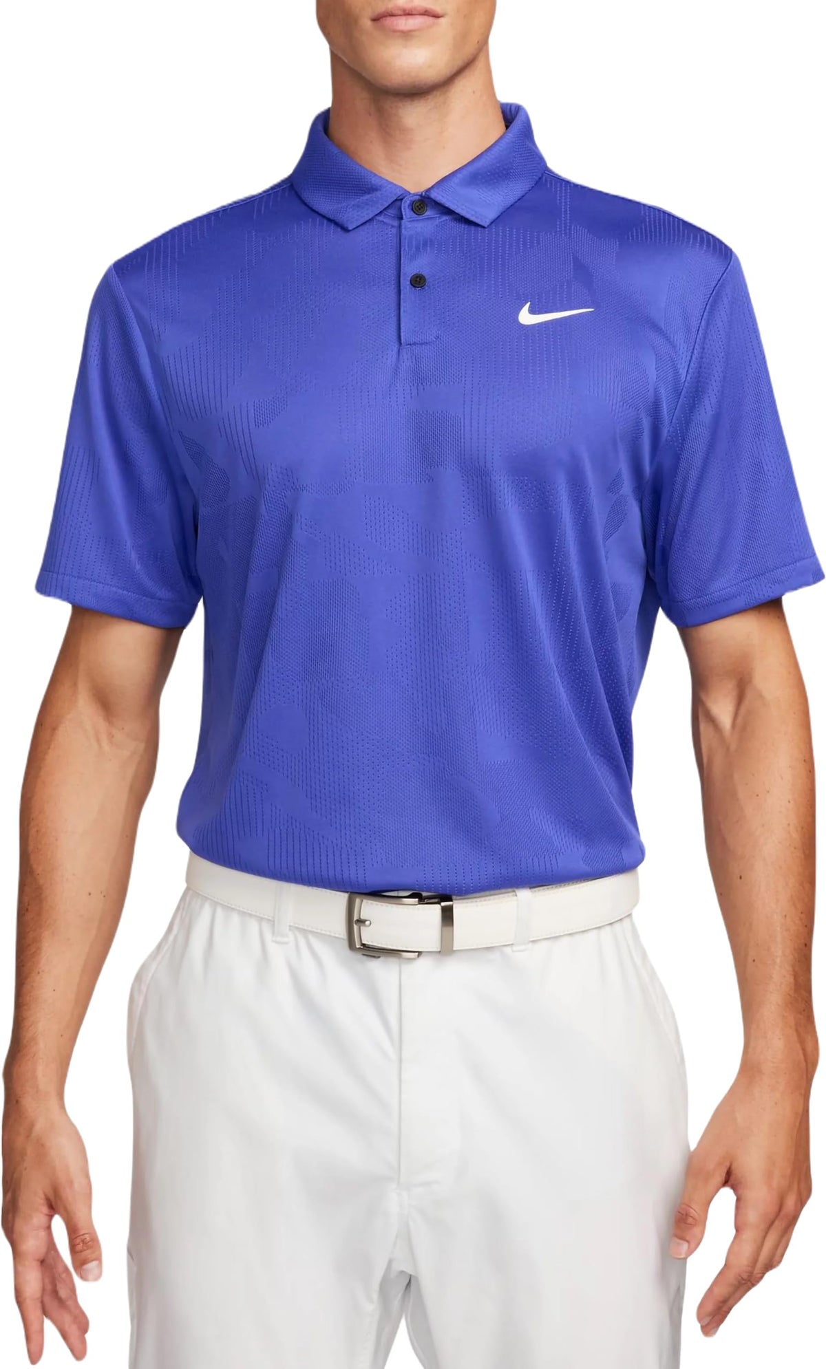 Nike Men's Dri-FIT Jacquard Tour Polo, Lapis, S Regular US