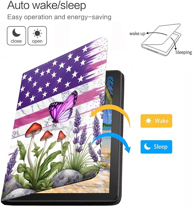 Case for iPad (A16) 11th Generation 11 Inch 2025 iPad 10th Generation 10.9 Inch 2022 Adjustable Stand Auto Wake/Sleep Smart Leather Case African American Black Girl