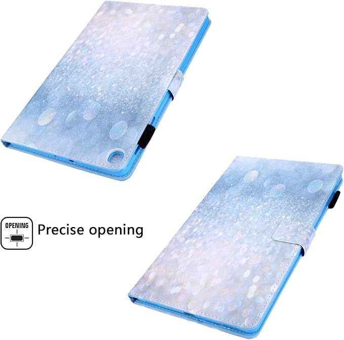 for Galaxy Tab A 8.4 Case 2020 Model (SM-T307/T307U) with Pencil Holder Pockets Multi-Angle Viewing Folio Stand PU Leather Shockproof TPU Cover for Samsung Tab A 8.4 T307 Black Rose Flower