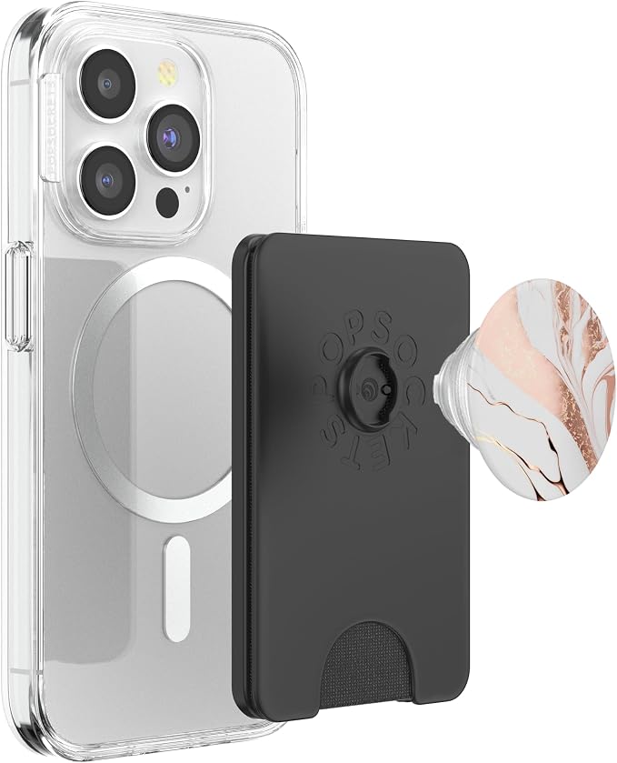 Rose Gold Marble PopSockets Adhesive PopGrip