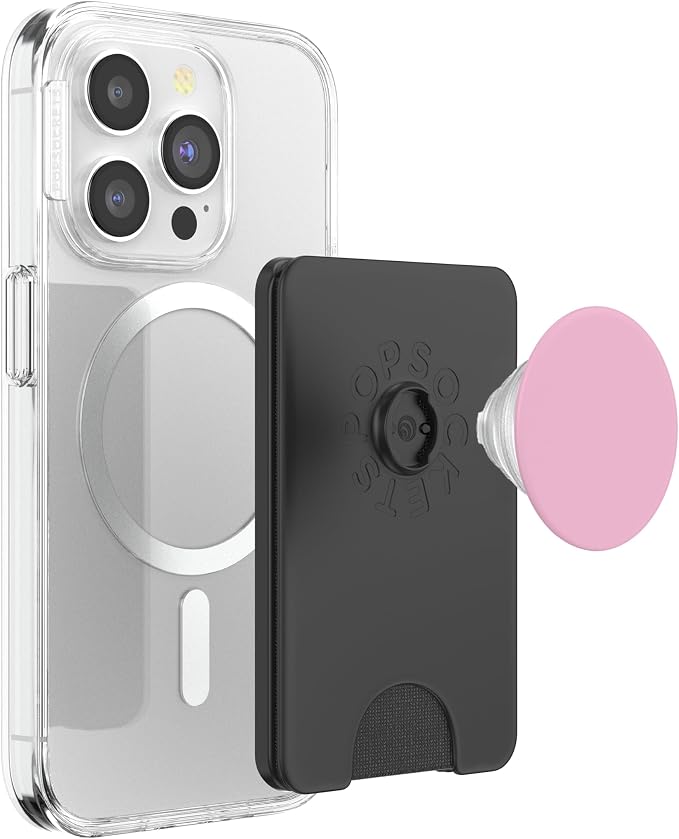 PopSockets Phone Grip - Pretty in Pink PopSockets PopWallet for MagSafe