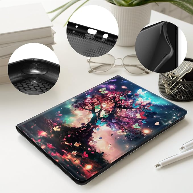 Case for All-New 7 Kindle Paperwhite 12th Gen 2024 &amp Kindle Colorsoft Signature EditionPU Leather Cover with Auto Sleep Wake FeatureAmerican Flag Eagle