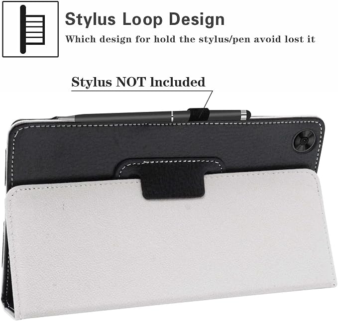 LiuShan Compatible with Onn 7 Tablet Case PU Leather Slim Folding Stand Cover for Onn 7 inch Tablet (2022 Model:100071481) Black