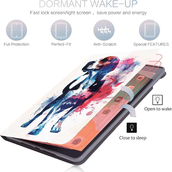 Case for iPad (A16) 11th Generation 11 Inch (2025) for iPad 10th Generation 10.9 Inch (2022) Slim Folding Stand Cover with Auto Wake/Sleep Corgi Dog Eating Ramen 2