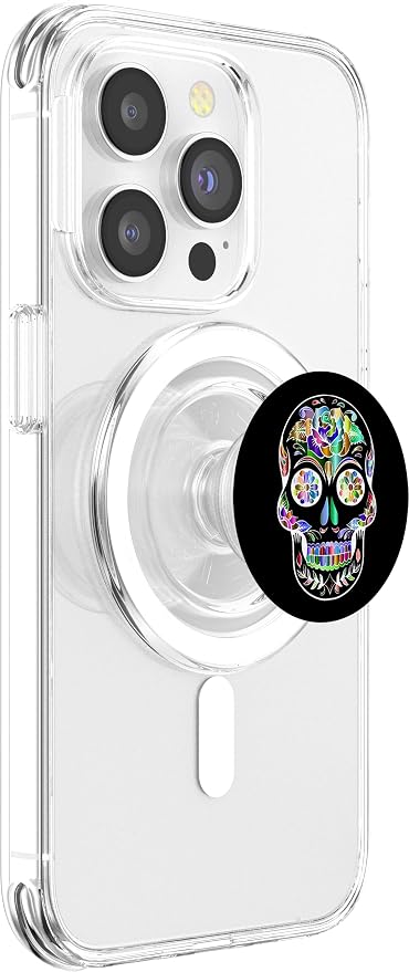 Dia De Los Muertos Pop Socket for Phone PopSockets Skull PopSockets Standard PopGrip