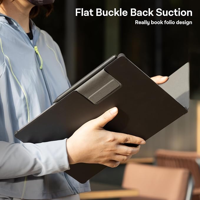 CoBak Premium Magnetic Case for Remarkable Paper Pro 2024 Released 11.8 inch PU Leather Smart Auto Sleep/Wake Book Folio Cover with Corner Protection and Pen Holder Strap Coffee Brown