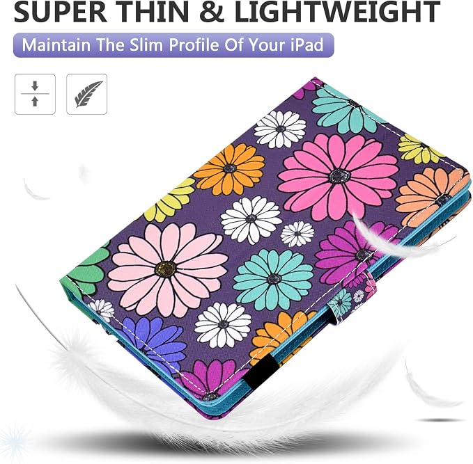 Dteck Universal Case (7.9 to 8.4) - Fold Stand Protective Flip Case for Apple iPad mini/Samsung Galaxy Tab 8.0 8.4 /Lenovo Tab 8 /onn. 100003561 8 Tablet Pro/Android Tablet 8 Inch (Blue Pink)