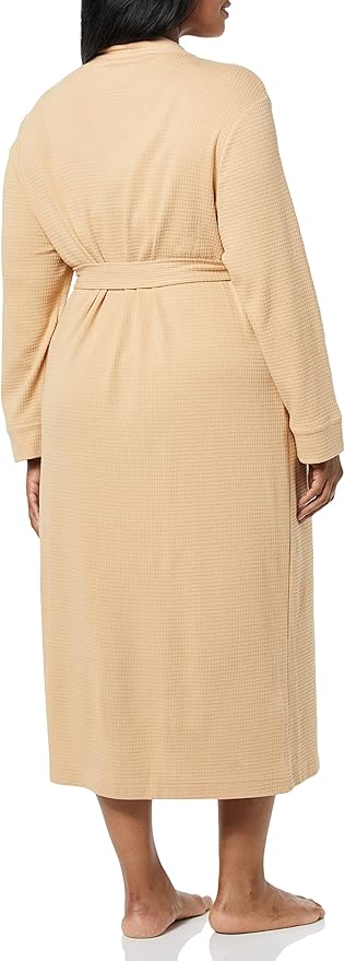 Amazon Essentials Women's Lightweight Waffle Full-Length Robe (Available in Plus Size)