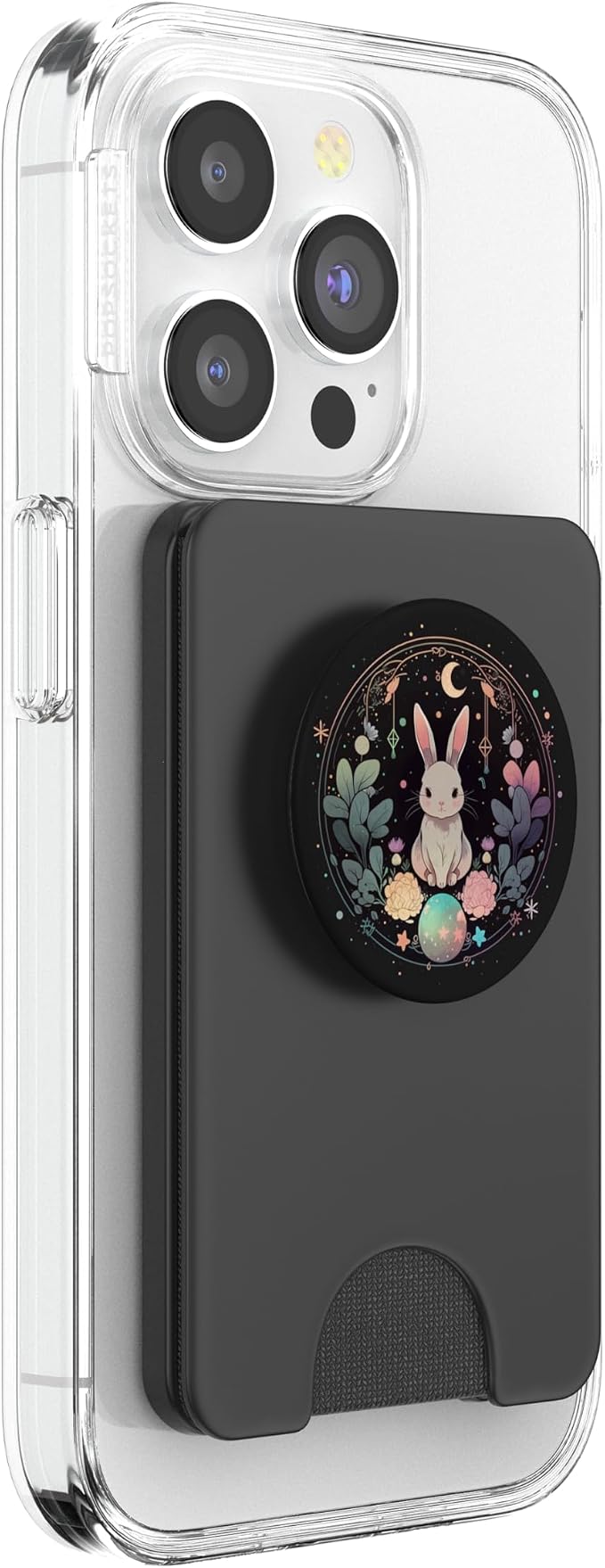 Moon Phases Crystal Witchy Cute Rabbit Kawaii Pastel Goth PopSockets Adhesive PopGrip