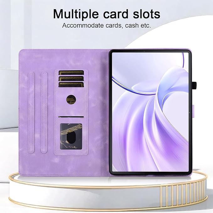 Case for iPad (A16) 11th Generation 11 Inch 2025 iPad 10th Generation 10.9 inch 2022 Auto Wake/Sleep Multi-Angle Flip PU Leather Cover with Pencil Holder Blue