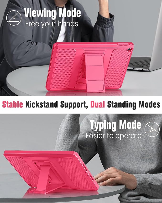 MoKo Shockproof Case Fit 2018/2017 iPad 9.7 6th/5th Generation Black | Heavy Duty Shockproof Full Body Rugged Hybrid Cover with Built-in Screen Protector for Apple iPad 9.7 Inch 2018/2017