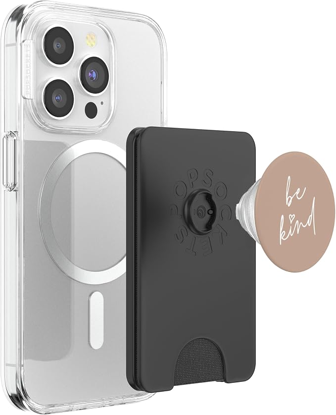 Be Kind - Cute Positive Inspirational Saying (Sand Beige) PopSockets Adhesive PopGrip