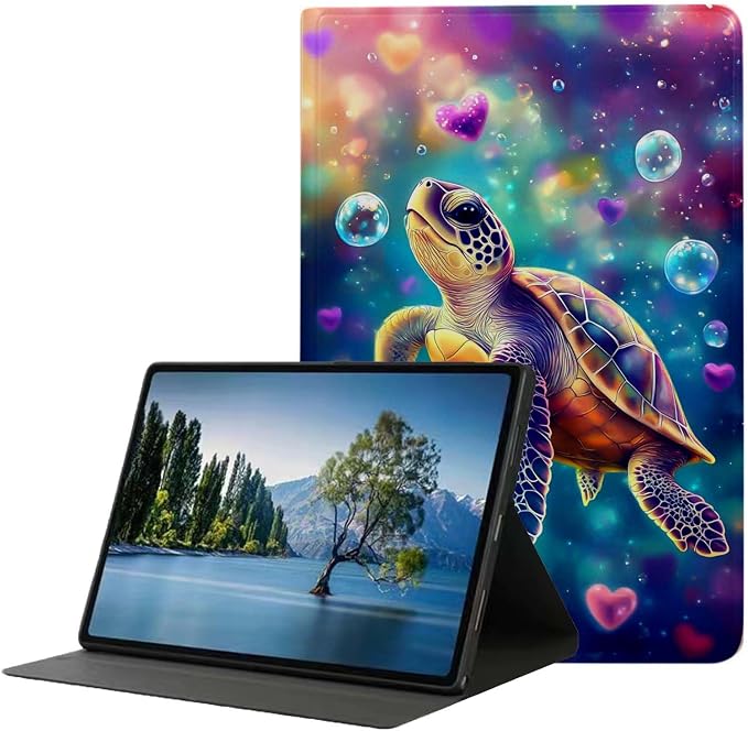 Case for iPad 9th/8th/7th Generation (2021/2020/2019) 10.2-inchSlim PU Leather Cover Adjustable Stand Auto Wake/SleepAurora Over Mountains