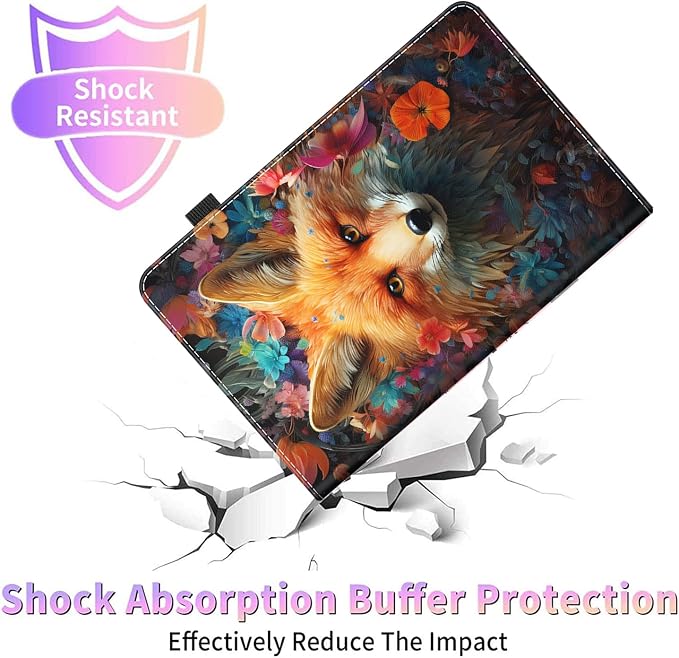 Case Fits All-New Amazon Kindle Fire HD 10 &amp 10 Plus Tablet (13th/11th Generation 2023/2021 Release) 10.1 Durable Shockproof Protective Cover with Auto Wake/Sleep，Black Woman Queen Afro Design