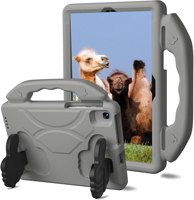 Kids Tablet Case with Built-in Kickstand and Handle Shockproof Cover Compatible with Lenovo Tab M10 FHD Plus 10.3Samsung Galaxy Tab A7/S6 Lite 10.4”Blue