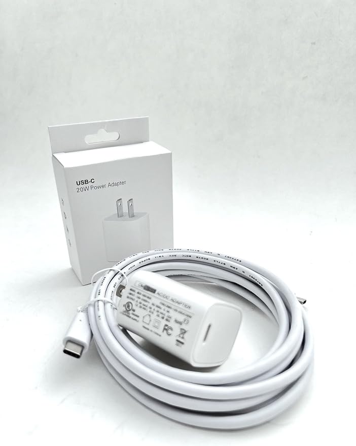 OMNIHIL Wall Charger+USB-C-to-USB-C Cable Compatible with Anker MagGo Wireless Charging Station