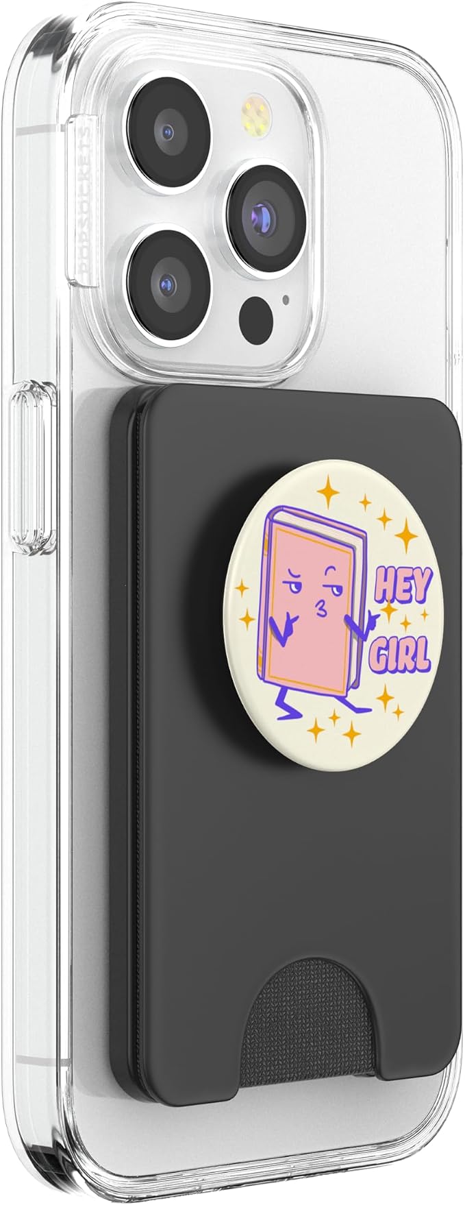 PopSockets Bookish Phone Grip &amp Stand - Hey Girl PopSockets PopWallet for MagSafe