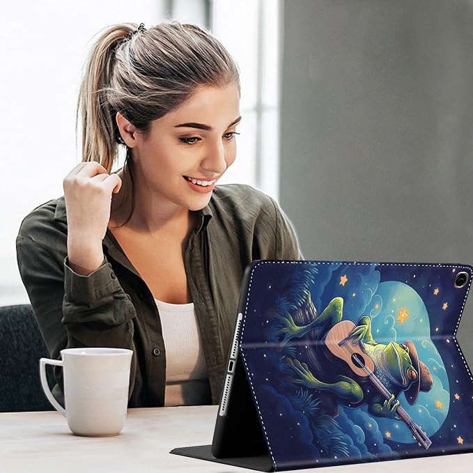Case for New iPad (A16) 11th Generation 11 Inch 2025for iPad 10th Generation 2022 10.9 Inch Multi-Angle Stand Smart Cover Shockproof with Auto Wake/Sleep Baby Dragon