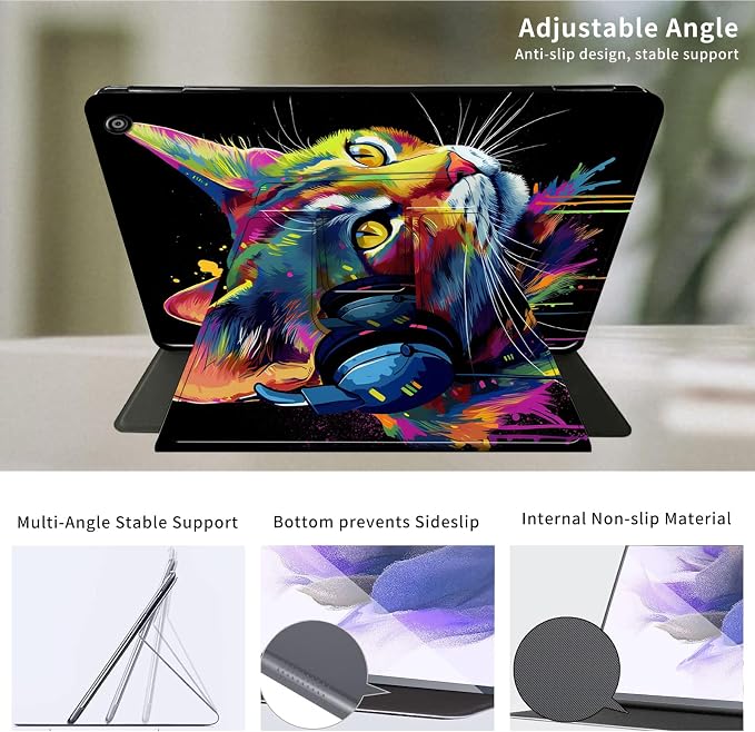 for iPad 9th Generation Case (2021)/8th Gen (2020)/ 7th Gen (2019) 10.2 Inch-360 Degree Rotating Multi-Angle Viewing Protective Cover with Auto Sleep/Wake-Art Mandala Flower