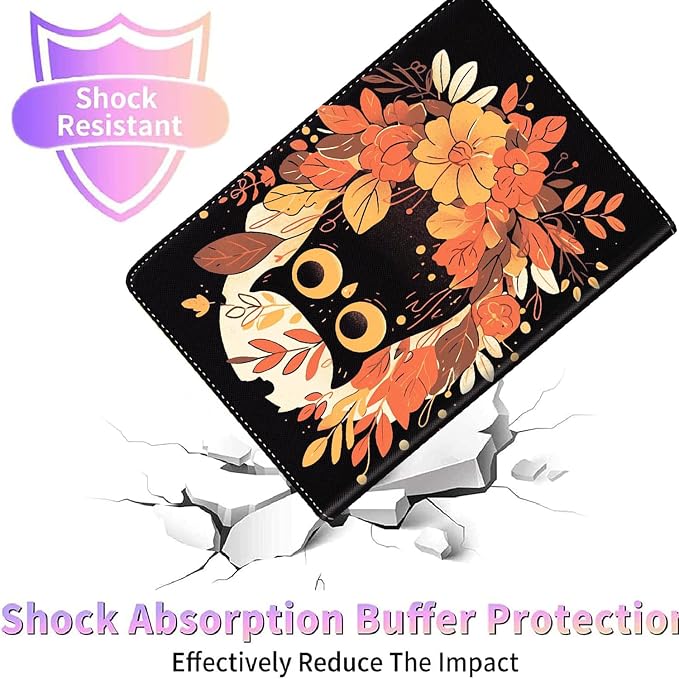 Case for New iPad (A16) 11th Generation 11 Inch 2025for iPad 10th Generation 2022 10.9 Inch Multi-Angle Stand Smart Cover Shockproof with Auto Wake/Sleep ，Starry Sky