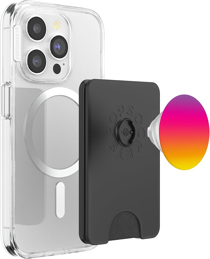 Sunset Ombre Gradient Purple Pink Orange Yellow PopSockets Adhesive PopGrip