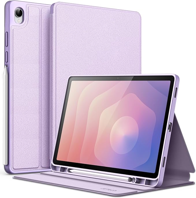 JETech Folio Case for Samsung Galaxy Tab S11 Black | Multi-Angle Stand Cover S Pen Holder Slim Protective Cover Auto Wake/Sleep