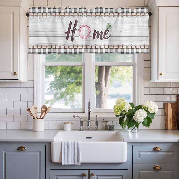 Spring Flowers Curtain Valances